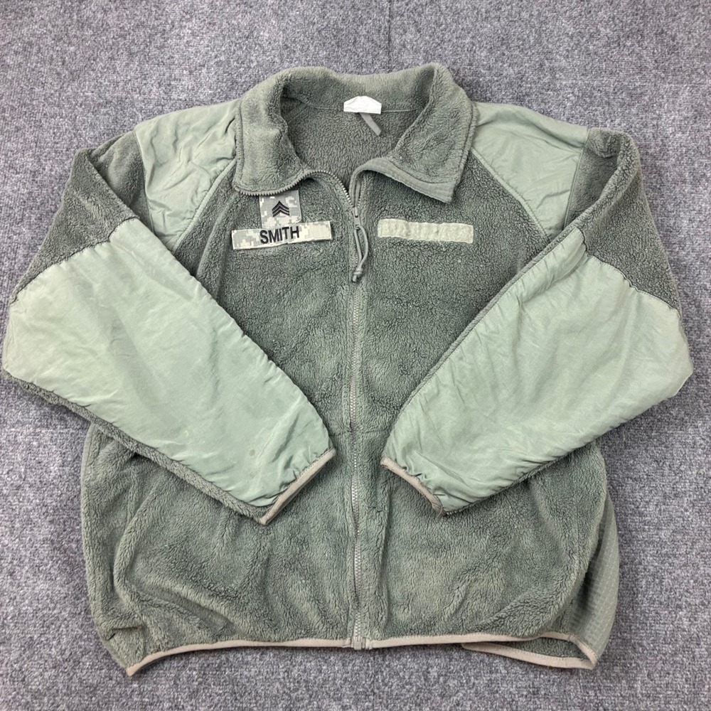 US Military ECWCS Gen III L3 Fleece Jacket Foliage Green Mens Size 2XL Regular